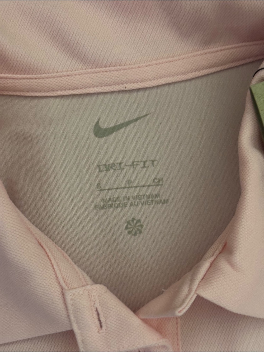 Nike | Dri-Fit “Victory” Golf Polo - Medium Soft Pink - Women’s Small - Picture 7 of 7